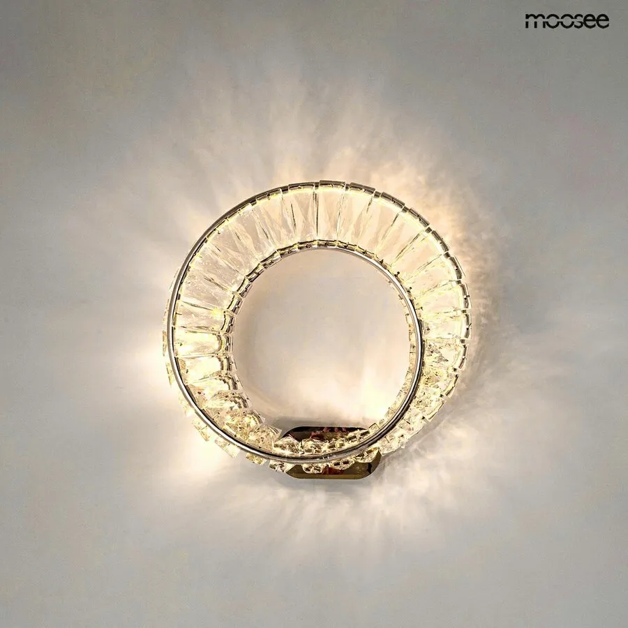 MOOSEE Lampa ścienna WAVE - chrom