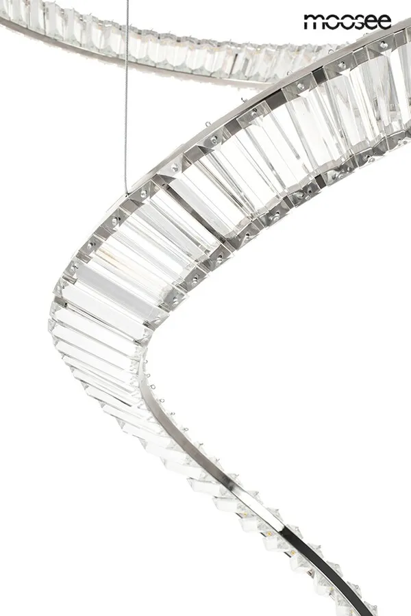 MOOSEE Lampa wisząca WAVE CORDON 1A - chrom