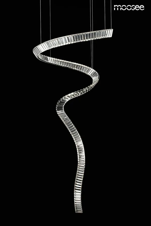 MOOSEE Lampa wisząca WAVE CORDON 1A - chrom