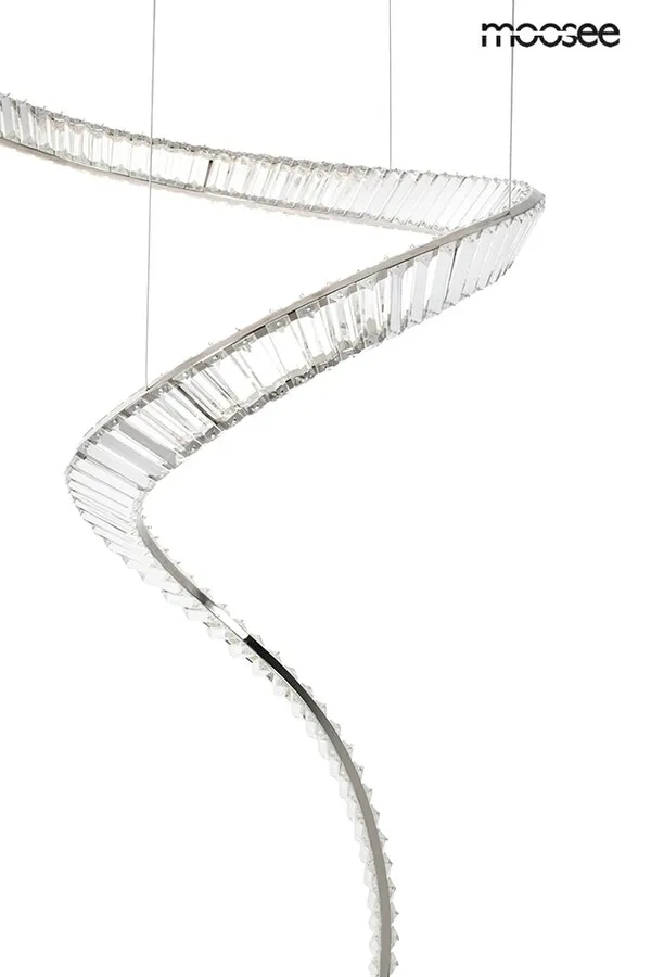 MOOSEE Lampa wisząca WAVE CORDON 1A - chrom