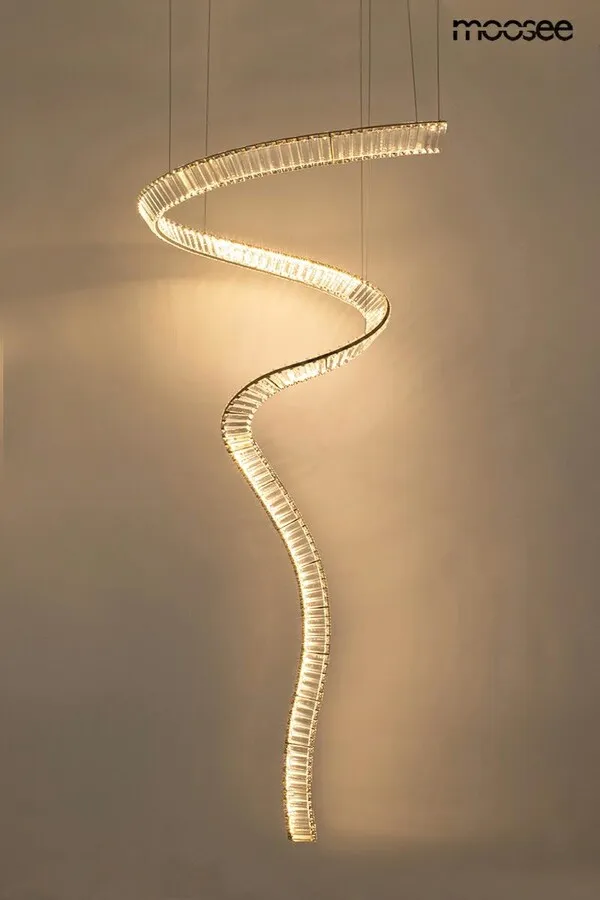 MOOSEE Lampa wisząca WAVE CORDON 1A - chrom