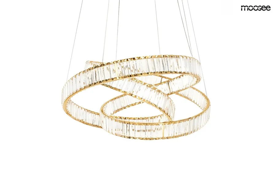 MOOSEE Lampa wisząca WAVE 80 - złoty