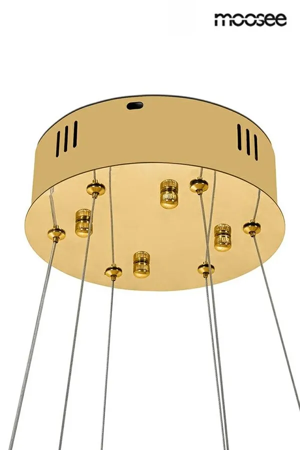 MOOSEE Lampa wisząca WAVE 80 - złoty