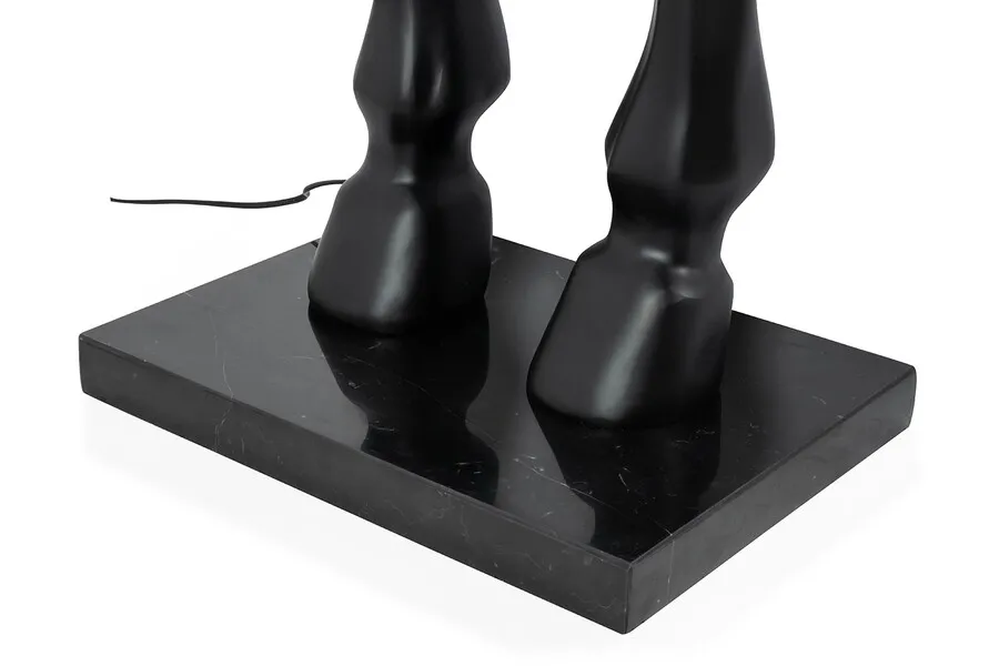 MOOSEE Lampa podłogowa KOŃ HORSE STAND M - czarny