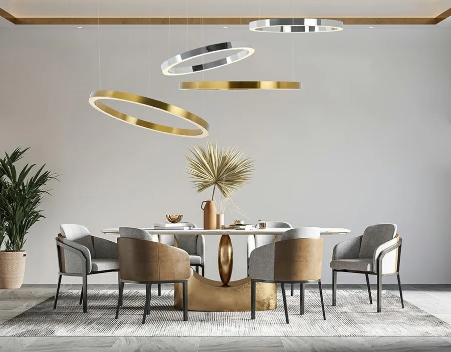 MOOSEE Lampa wisząca RING 60 - złoty