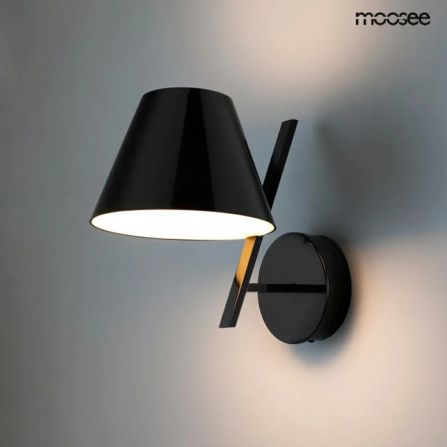 MOOSEE Lampa ścienna MAGO - czarny
