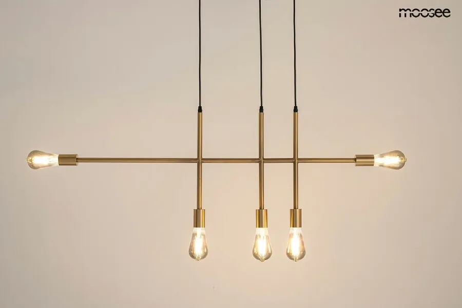 MOOSEE Lampa wisząca RIVA 5 - złoty