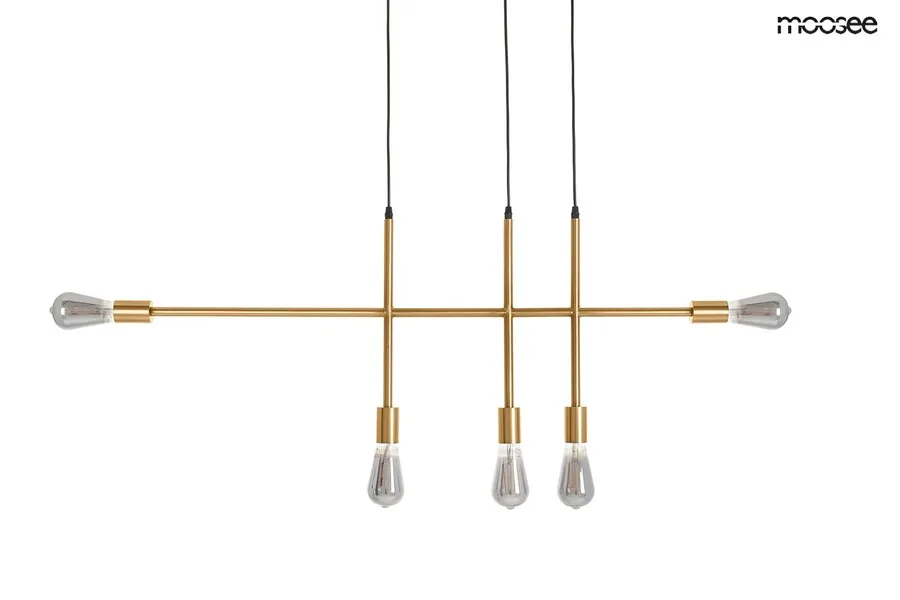 MOOSEE Lampa wisząca RIVA 5 - złoty