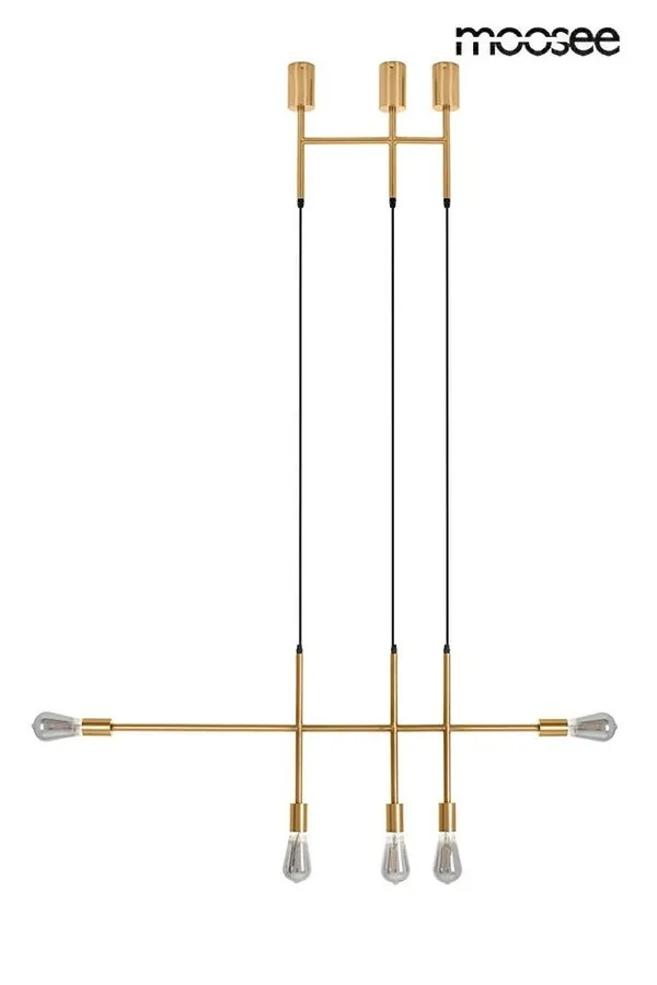 MOOSEE Lampa wisząca RIVA 5 - złoty
