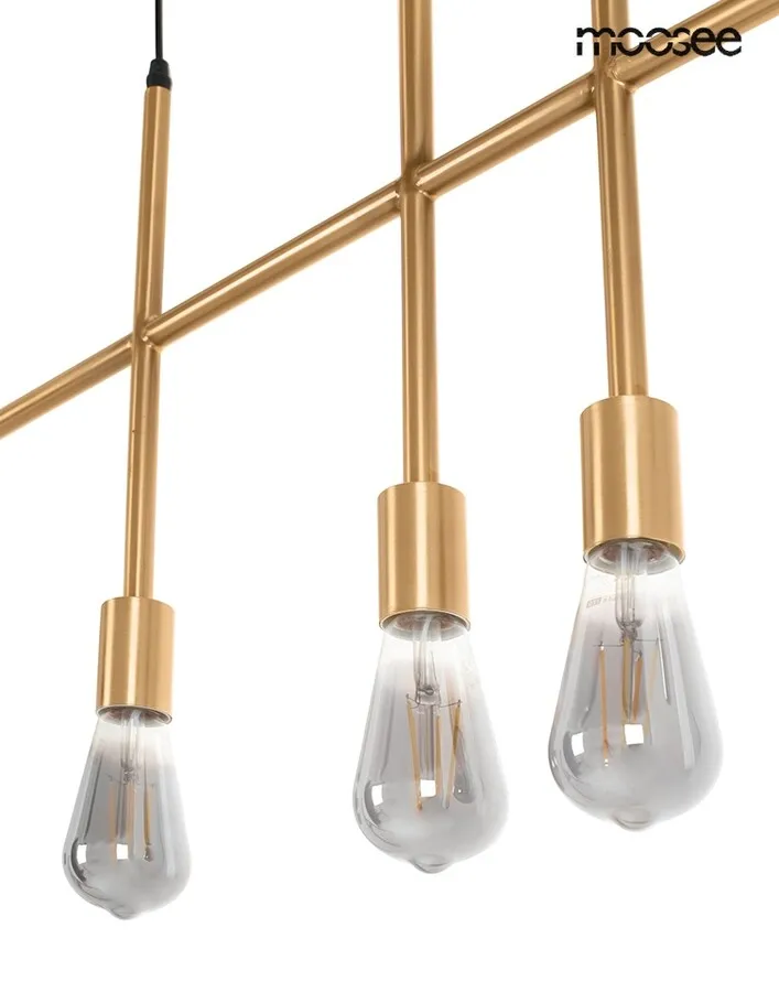 MOOSEE Lampa wisząca RIVA 5 - złoty