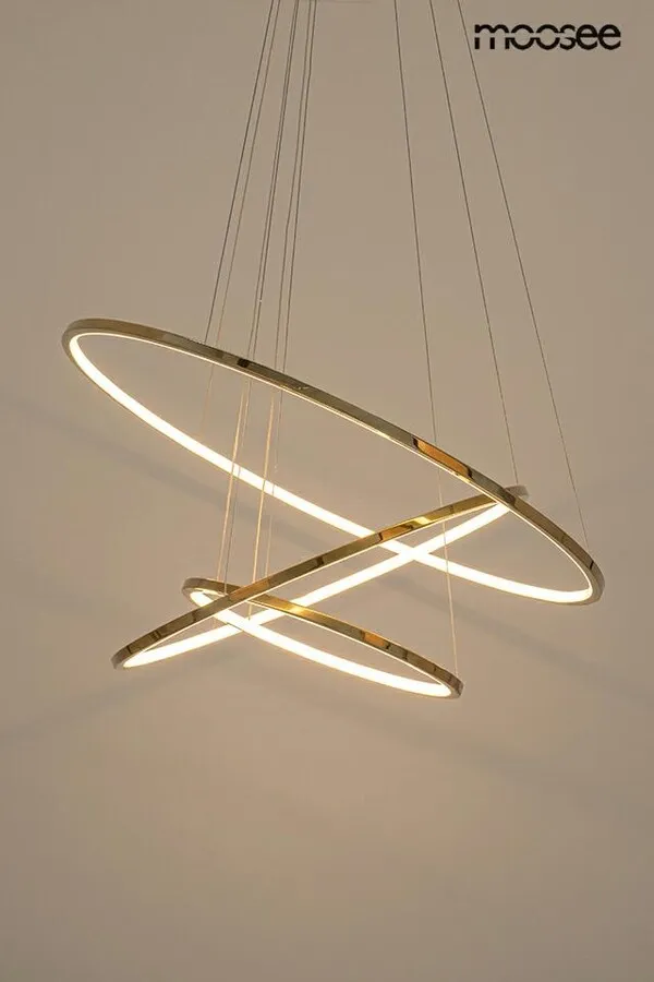 MOOSEE Lampa wisząca RING SLIM S - złoty