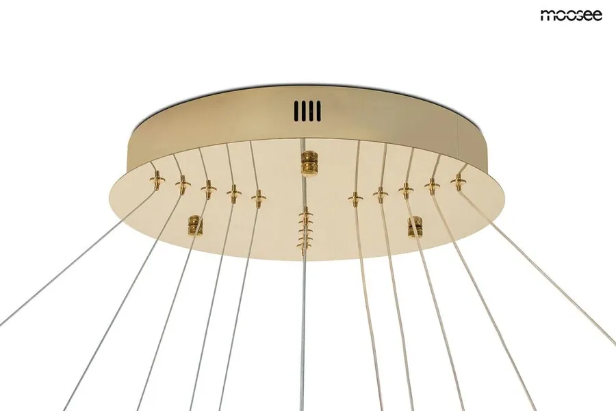 MOOSEE Lampa wisząca RING SLIM L - złoty