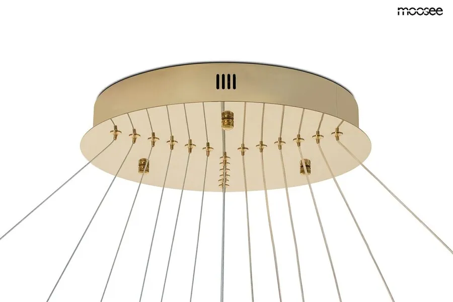 MOOSEE Lampa wisząca RING SLIM XL - złoty
