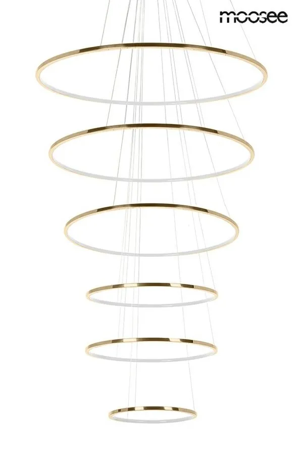 MOOSEE Lampa wisząca RING SLIM XL - złoty