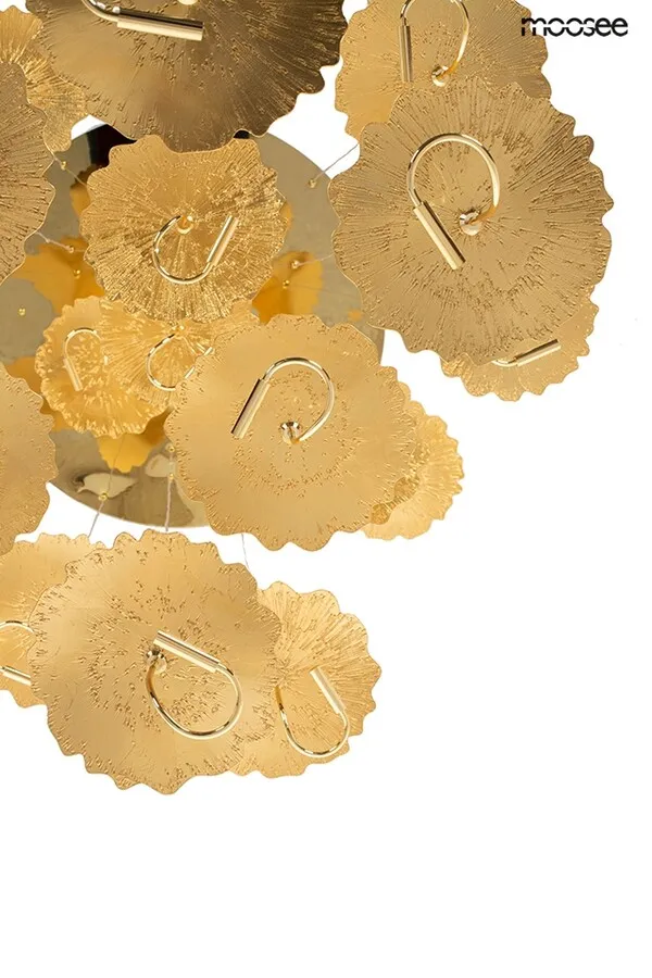 MOOSEE Lampa wisząca LEAFS DISC - złoty
