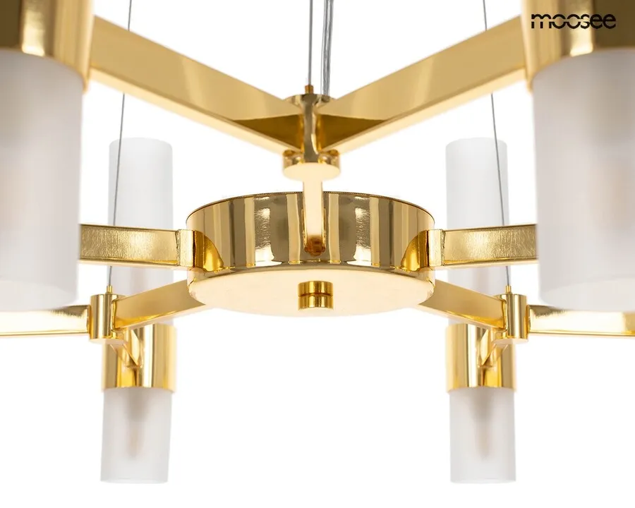 MOOSEE Lampa wisząca TUBS 10 - złoty