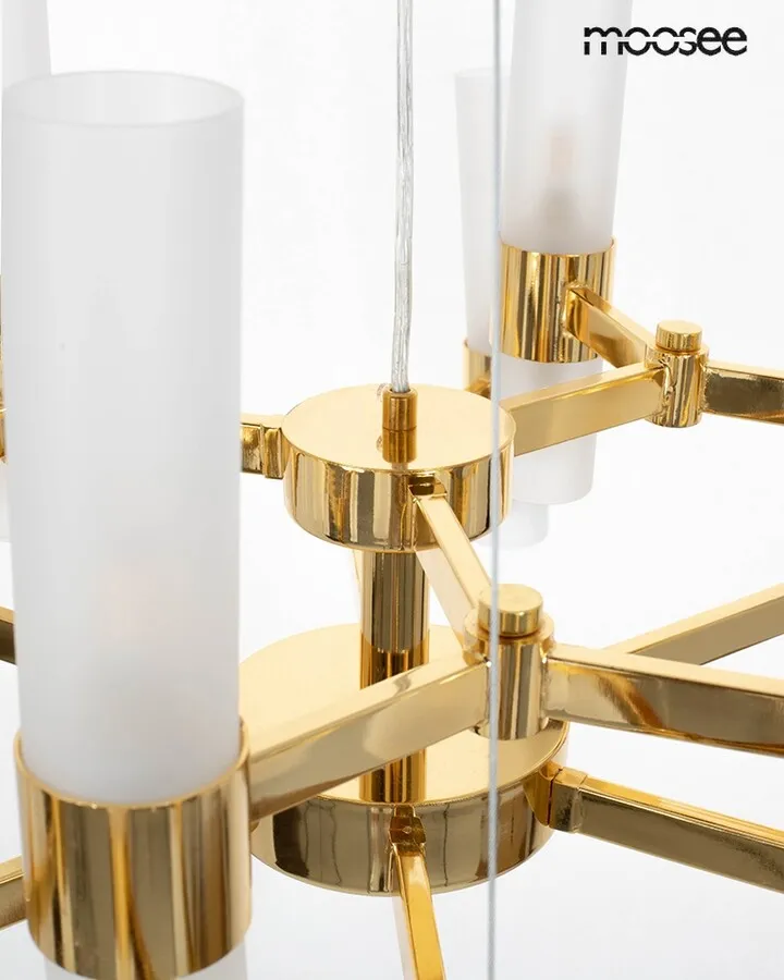 MOOSEE Lampa wisząca TUBS 18 - złoty