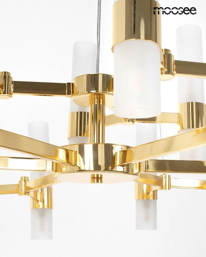 MOOSEE Lampa wisząca TUBS 18 - złoty