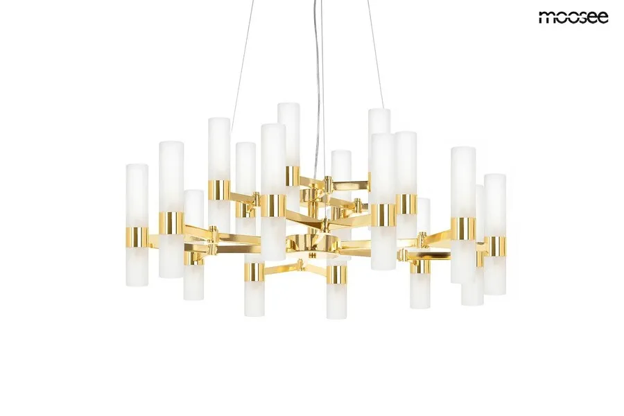 MOOSEE Lampa wisząca TUBS 18 - złoty
