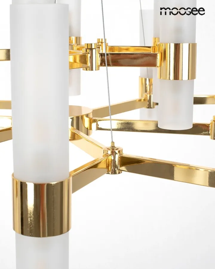 MOOSEE Lampa wisząca TUBS 18 - złoty