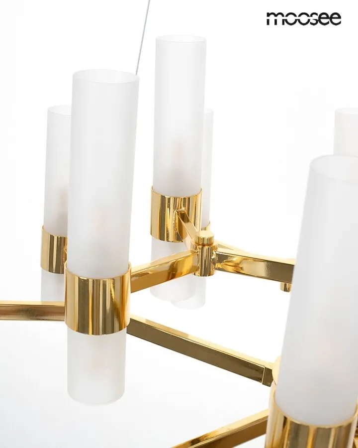 MOOSEE Lampa wisząca TUBS 18 - złoty