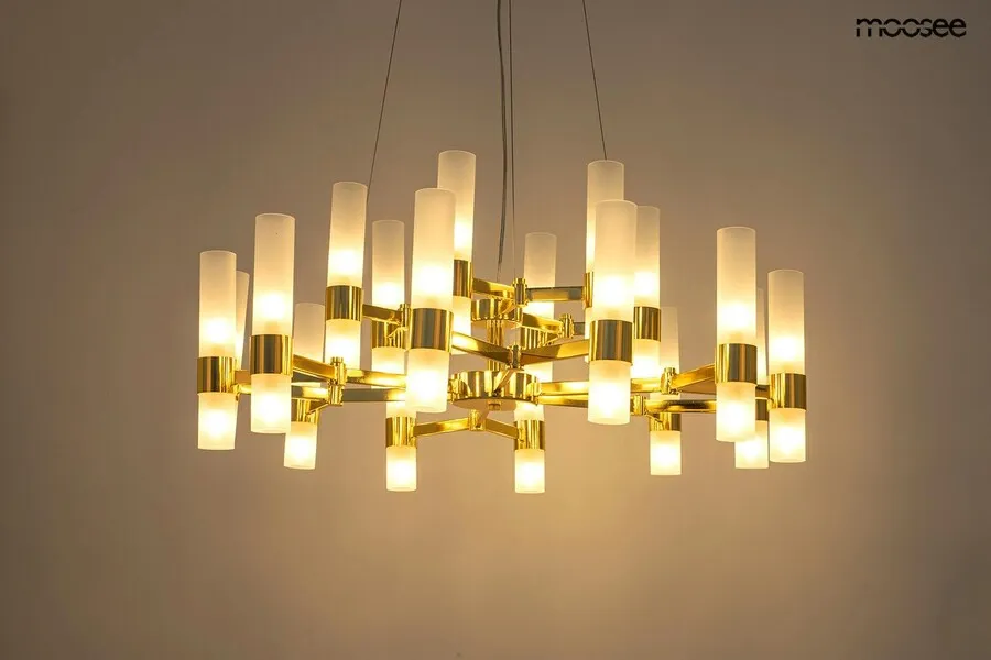 MOOSEE Lampa wisząca TUBS 18 - złoty
