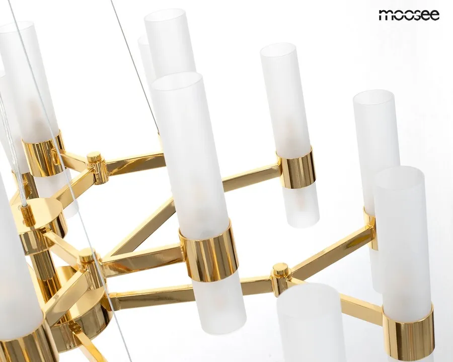 MOOSEE Lampa wisząca TUBS 18 - złoty