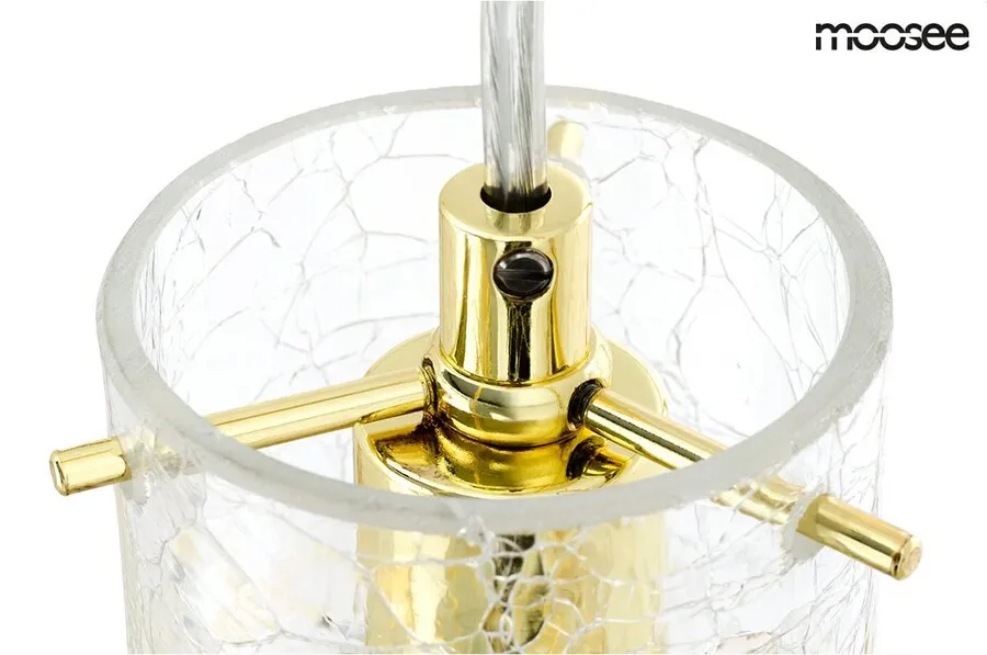 MOOSEE Lampa wisząca HAVANA L - złoty