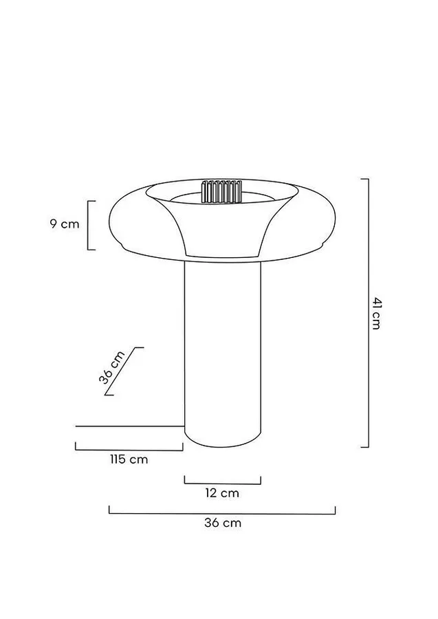 MOOSEE Lampa stołowa ICAR - złoty