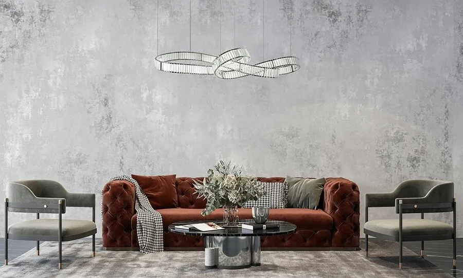 MOOSEE Lampa wisząca WAVE 160B - chrom