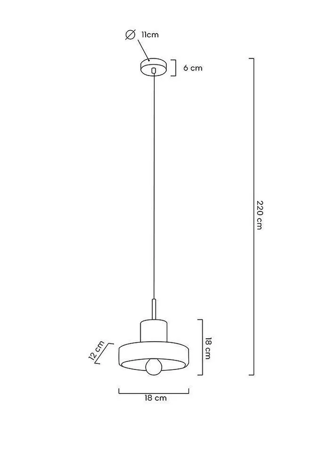 MOOSEE Lampa wisząca ARCO 20 - marmur