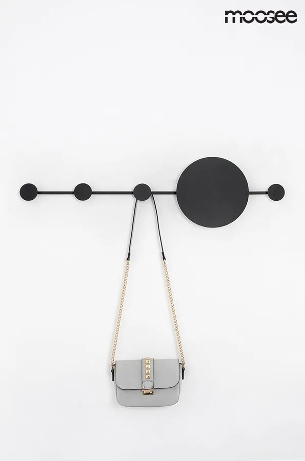 MOOSEE Lampa ścienna SHADOW HANG z wieszakiem - czarny