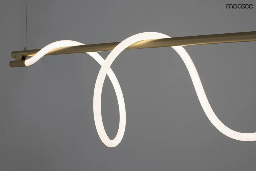MOOSEE Lampa wisząca SERPIENTE 120 - złoty