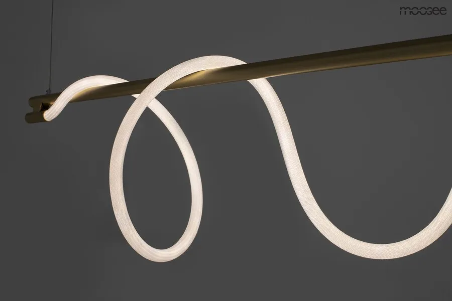 MOOSEE Lampa wisząca SERPIENTE 120 - złoty