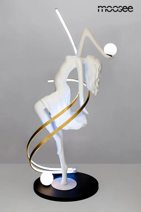 MOOSEE Lampa podłogowa DANCING QUEEN - biały