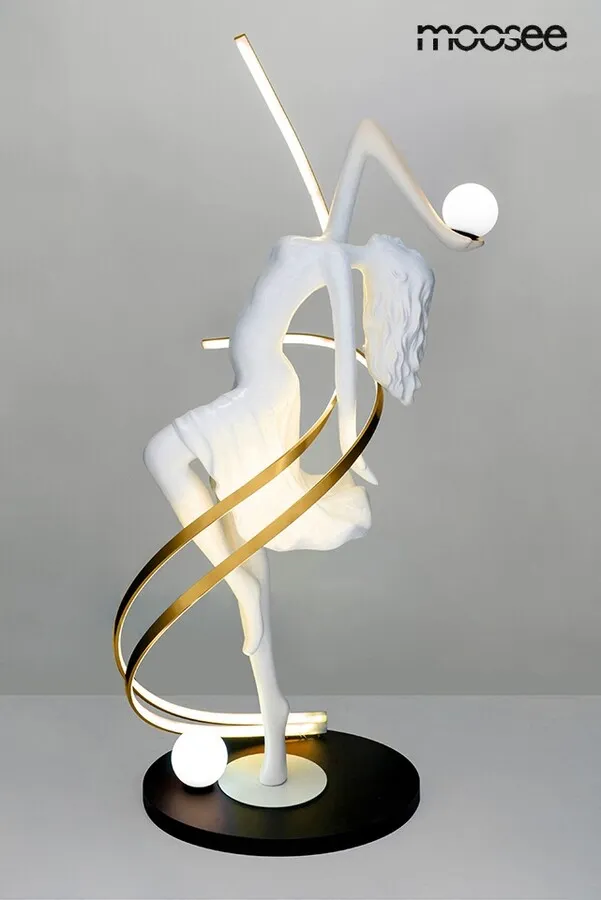 MOOSEE Lampa podłogowa DANCING QUEEN - biały