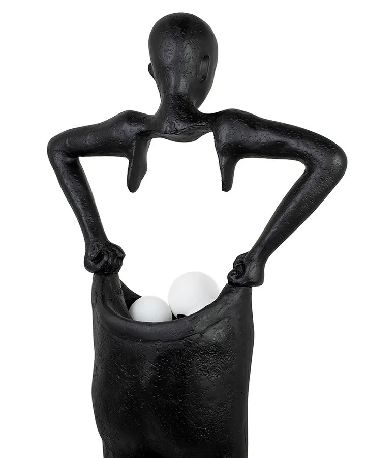 MOOSEE Lampa podłogowa HUMAN HOUDINI - czarny