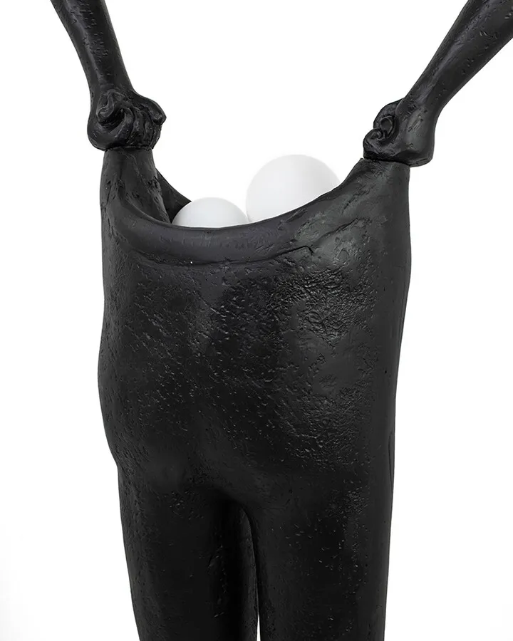 MOOSEE Lampa podłogowa HUMAN HOUDINI - czarny