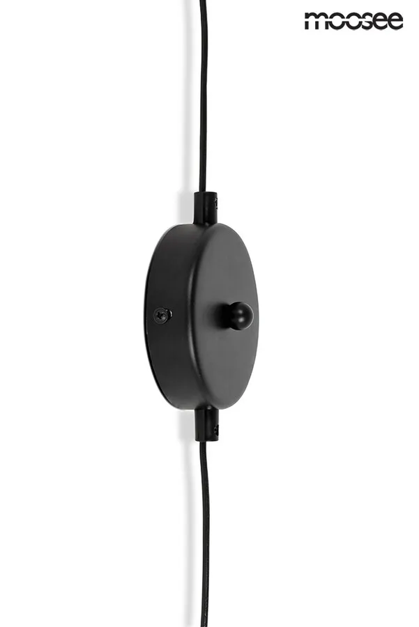 MOOSEE Lampa ścienna BOWL DUO - czarny