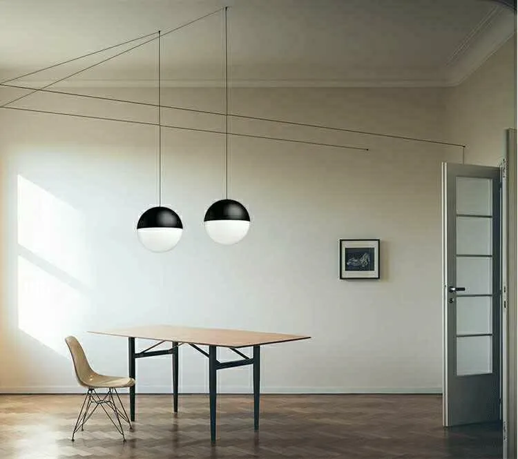 MOOSEE Lampa ścienna BOWL DUO - czarny
