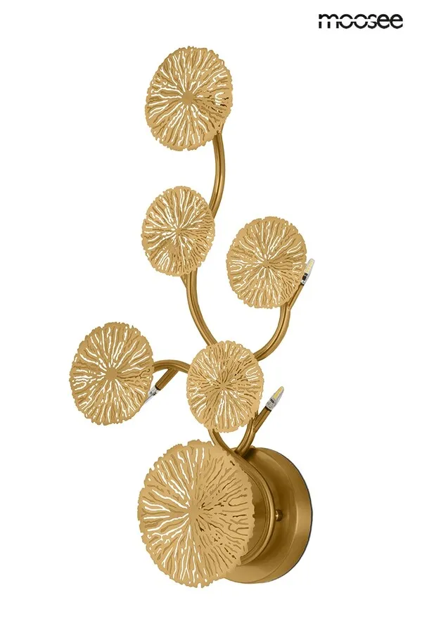 MOOSEE Lampa ścienna LIRIO 6 - złoty