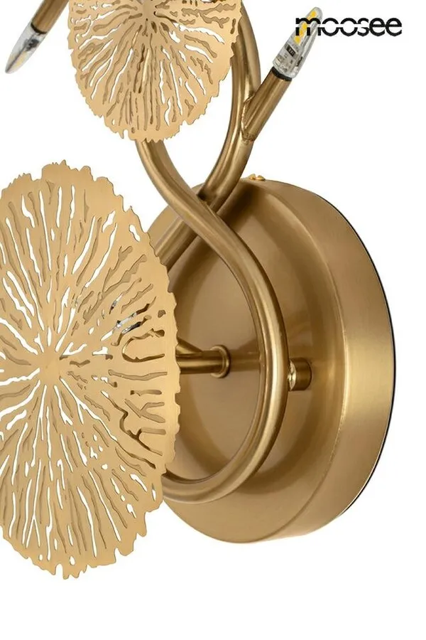 MOOSEE Lampa ścienna LIRIO 6 - złoty