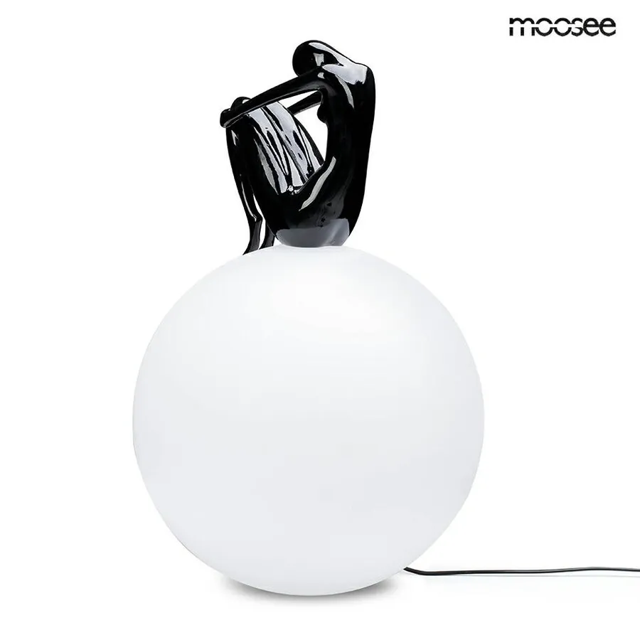 MOOSEE Lampa stołowa UOMO 35 - czarny