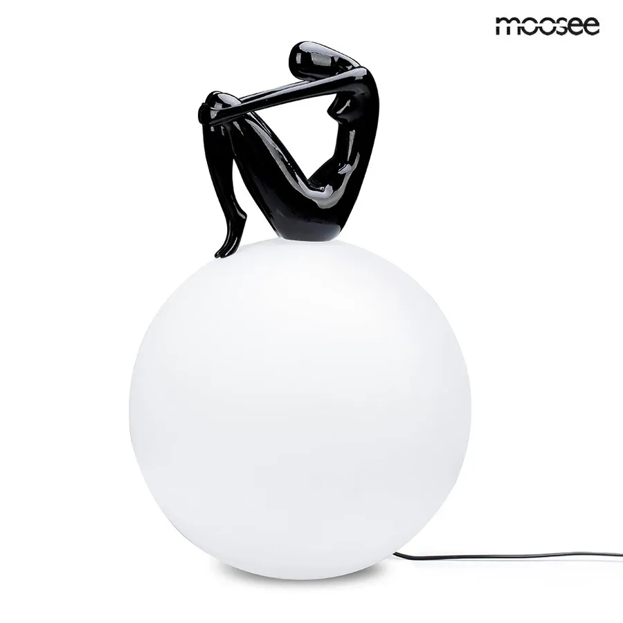 MOOSEE Lampa stołowa UOMO 35 - czarny