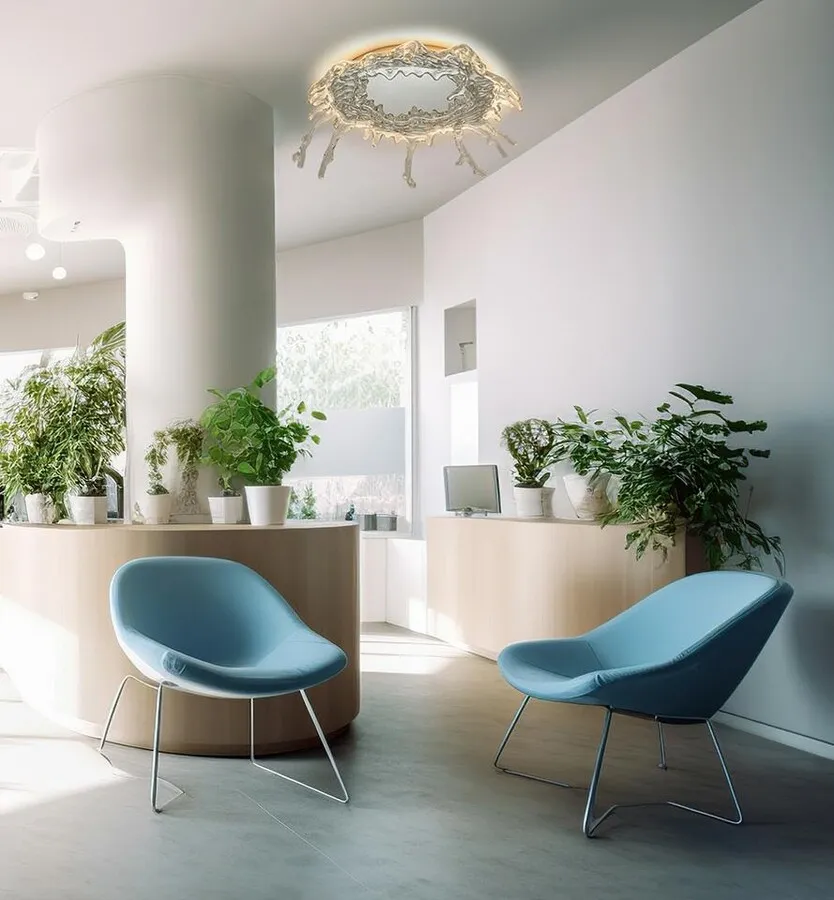 MOOSEE Lampa ścienna SPLASH M - srebrny