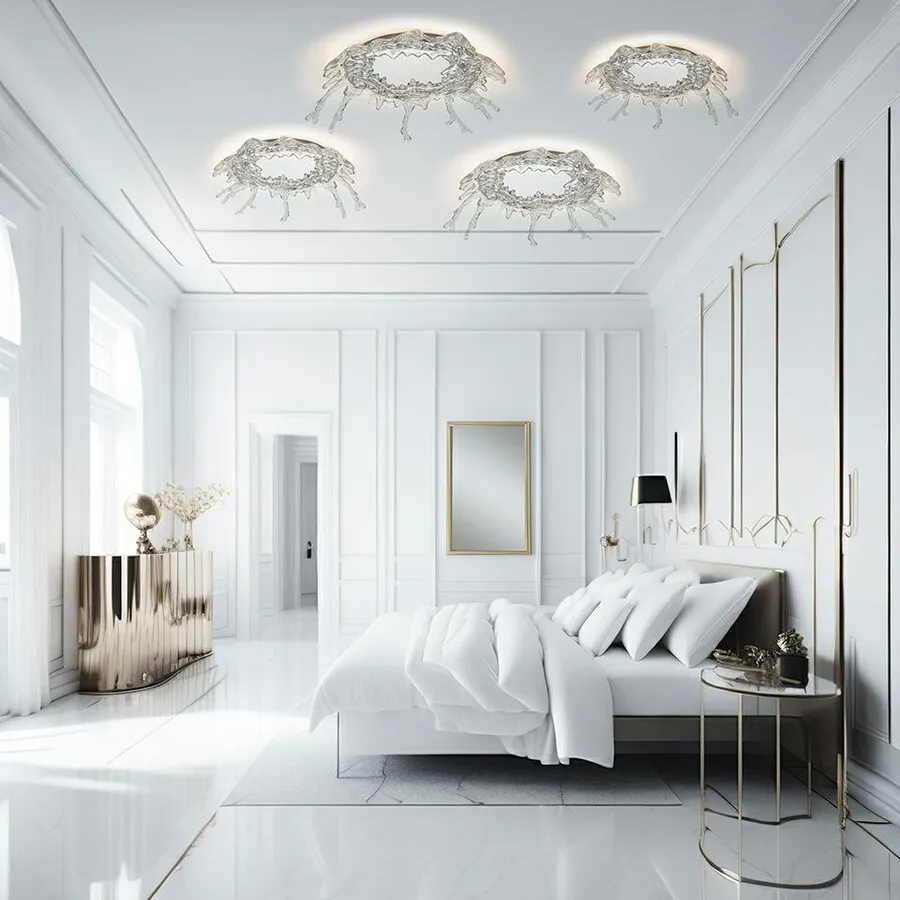 MOOSEE Lampa ścienna SPLASH M - srebrny