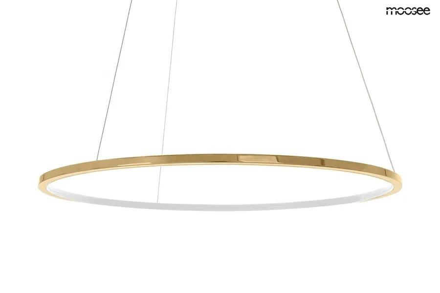 MOOSEE Lampa wisząca RING SLIM 120 - złoty