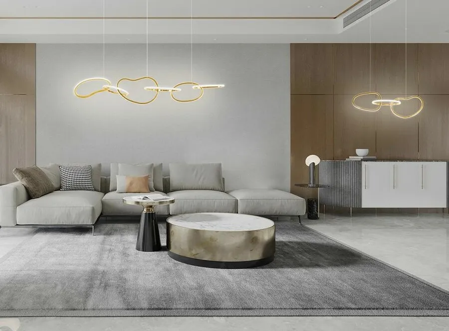MOOSEE Lampa wisząca JAZZ 6 - złoty
