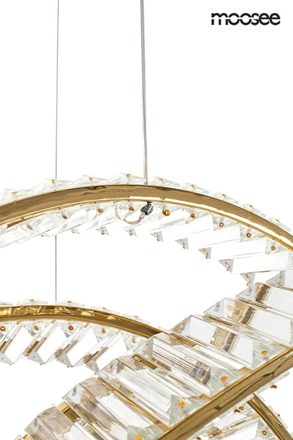 MOOSEE Lampa wisząca WAVE 120 - złoty