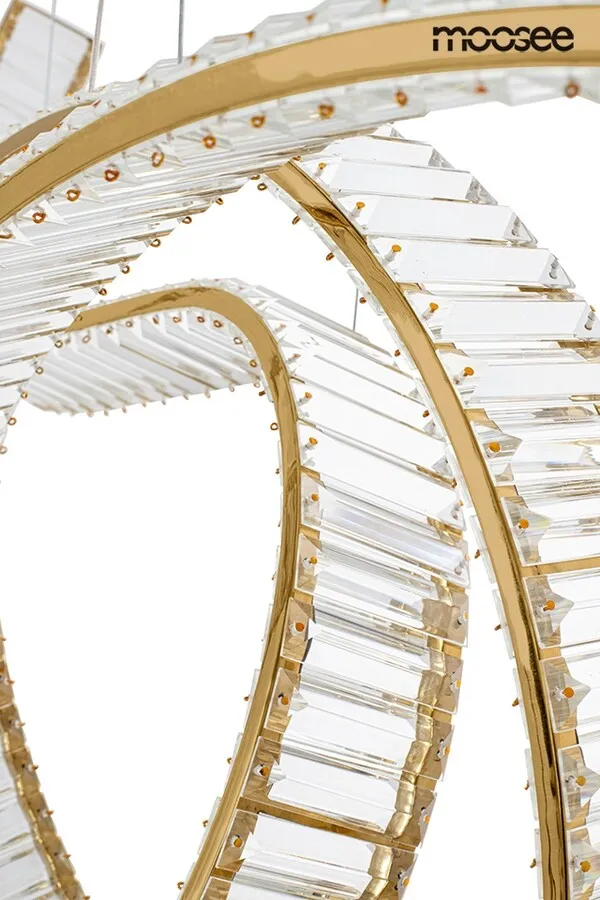 MOOSEE Lampa wisząca WAVE 120 - złoty